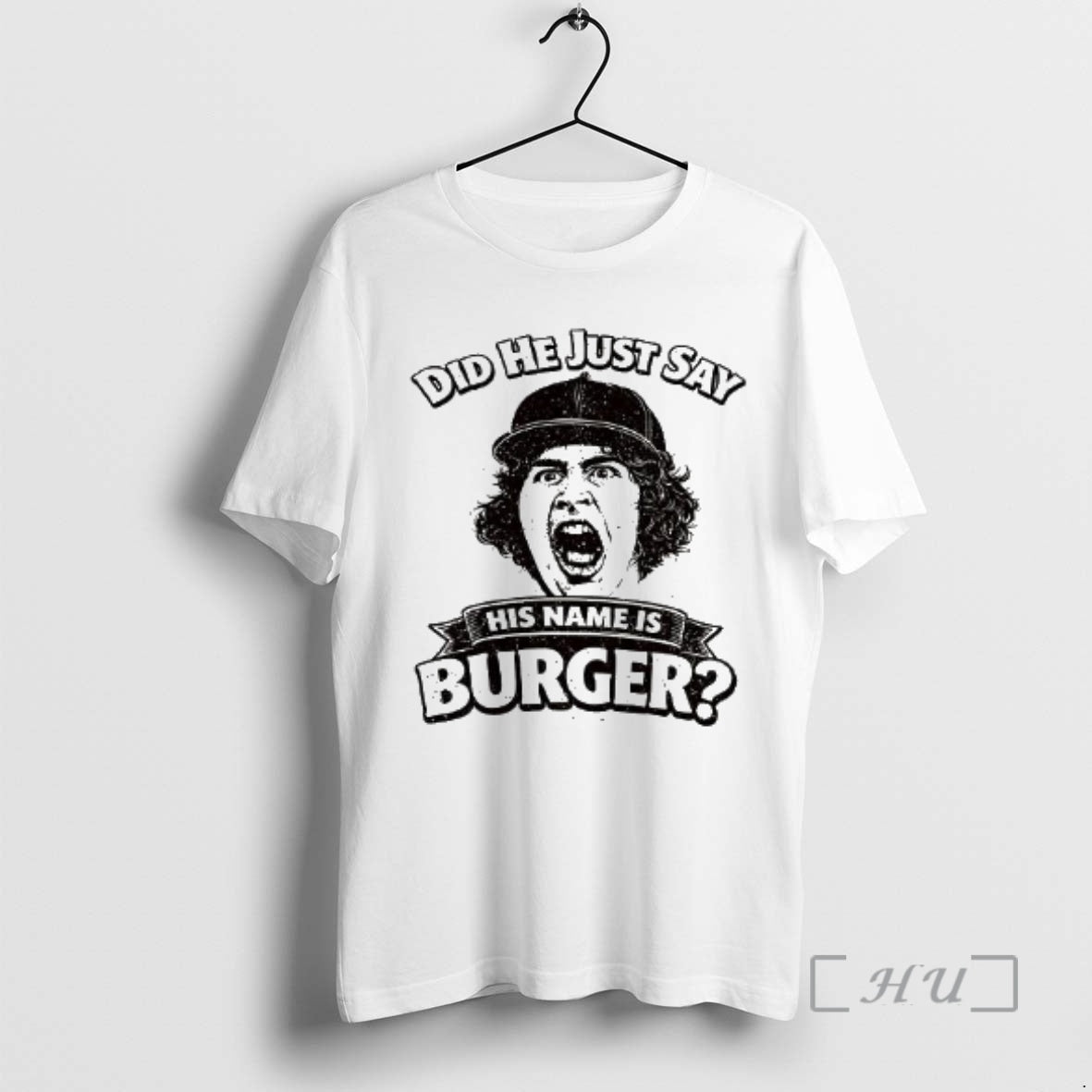 Officials Did He Just Say His Name Is Burger Woman T-Shirts, Hoodie, Sweatshirt | HypeDripTees.com