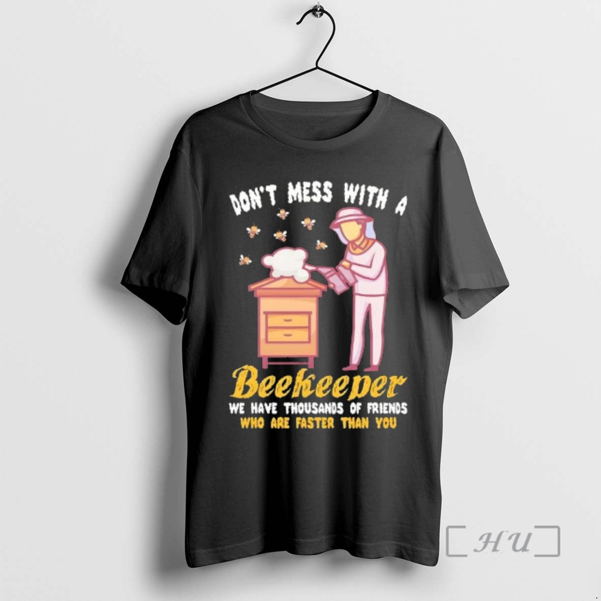 Officials Dont Mess With A Beekeeper Funny Beekeeping Quote T-Shirts, Hoodie, Sweatshirt | HypeDripTees.com