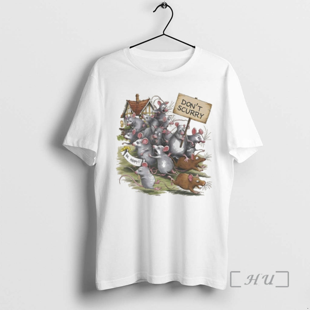 Officials Dont Scurry Be Happy Mouse Graphic