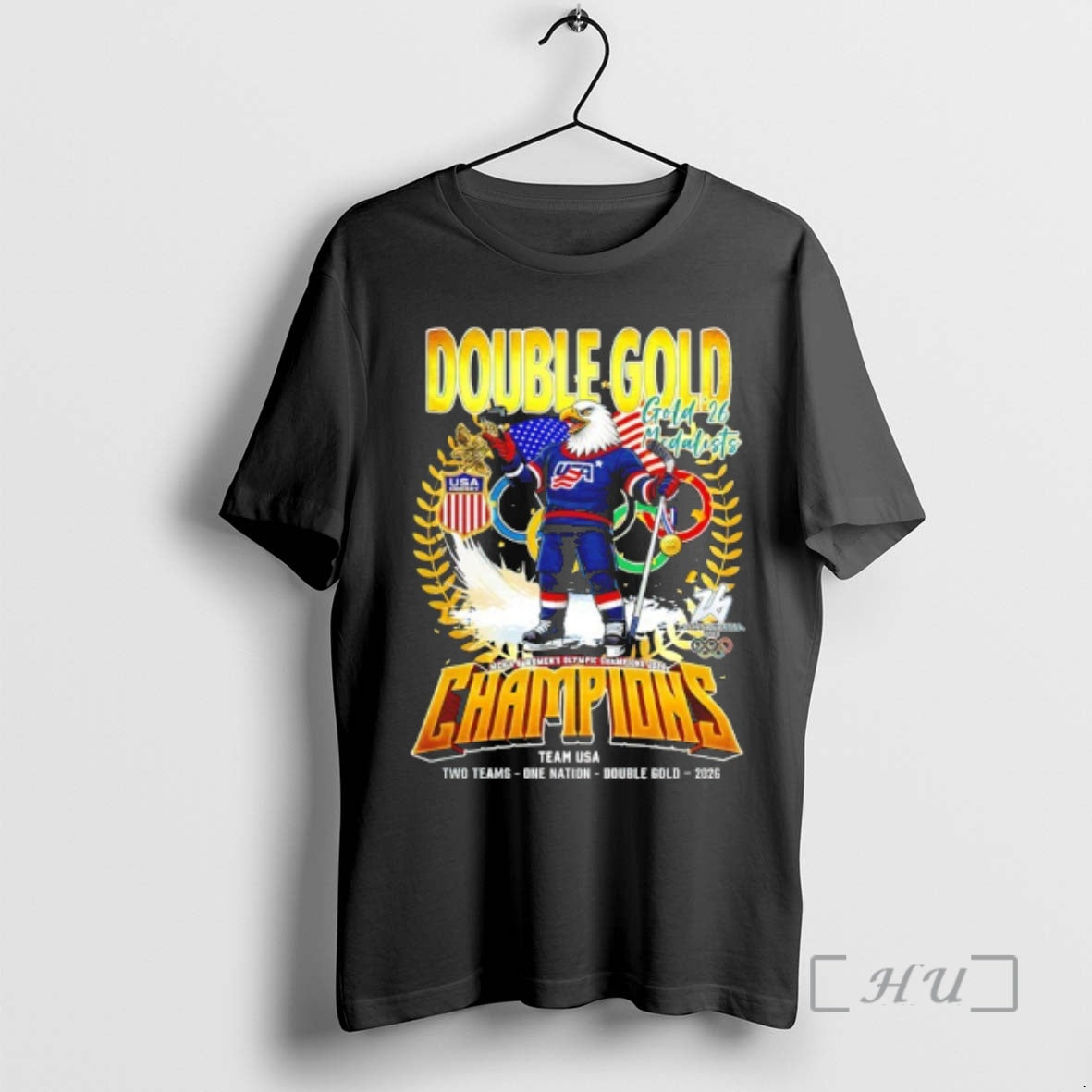 Officials Double Gold 2026 Medalist Mens And Womens Olympic Champions 2026 Team Usa Premium T-Shirts, Hoodie, Sweatshirt