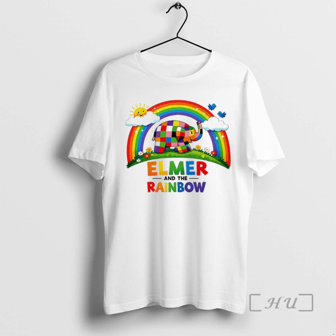 Officials Elmer And The Rainbow Elephant Book T-Shirts, Hoodie, Sweatshirt | HypeDripTees.com