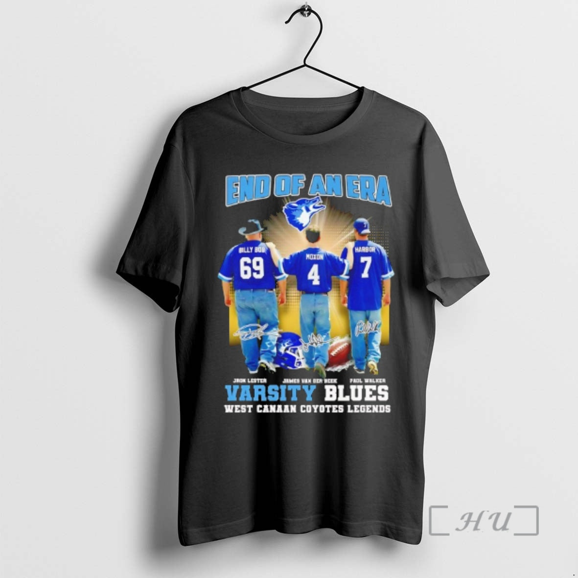 Officials End Of An Era Varsity Blues West Canaan Coyotes Legends Billy Bob Moxin Harbor T-Shirts, Hoodie, Sweatshirt