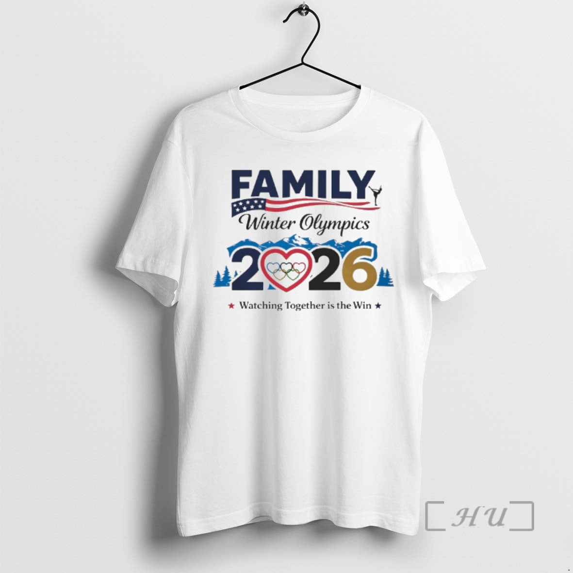 Officials Family Winter Olympics 2026 Watching Together Is The Win T-Shirts, Hoodie, Sweatshirt | HypeDripTees.com