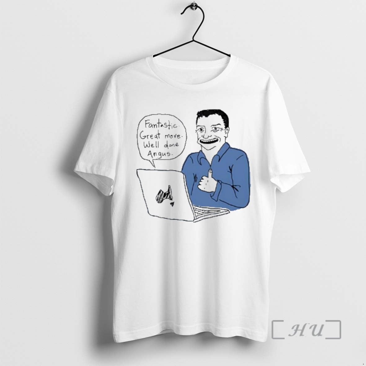 Officials Fantastic Great Move Well Done Angus Cartoon Man T-Shirts, Hoodie, Sweatshirt | HypeDripTees.com