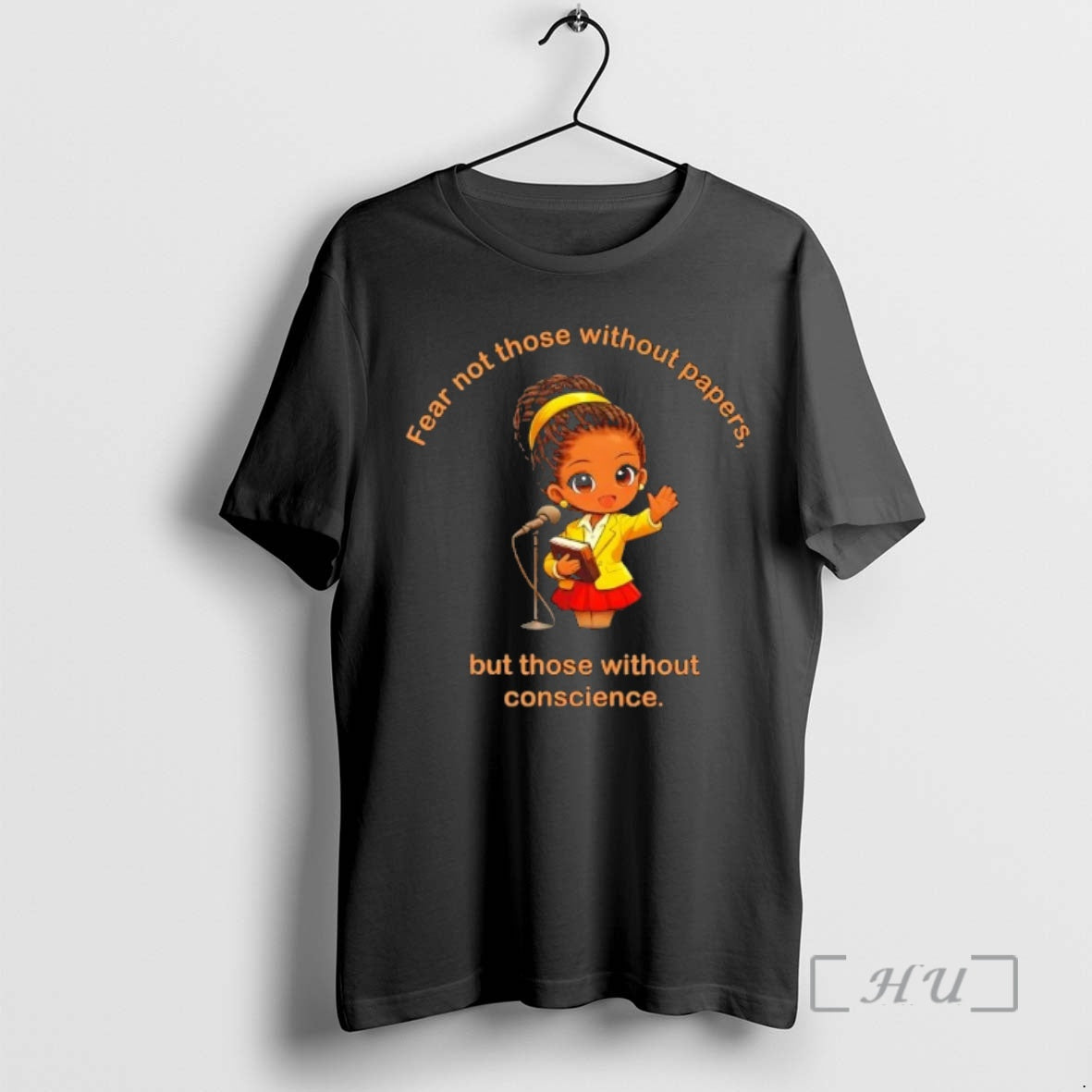 Officials Fear Not Those Without Papers But Those Without Conscience Cartoon Premium T Shirts Sweater Hoodie, Sweatshirt