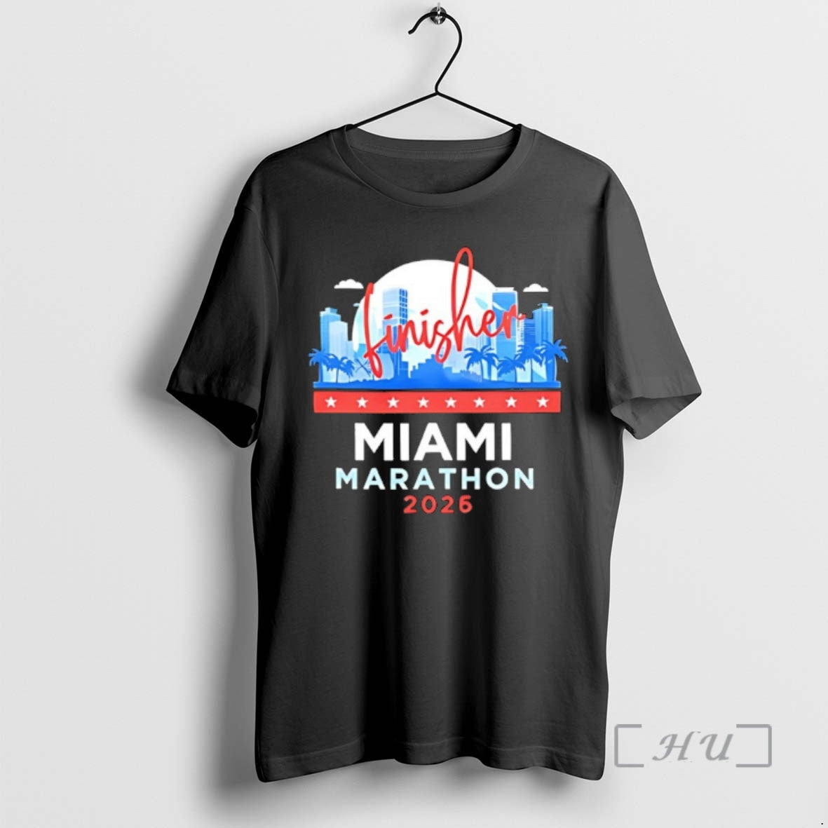 Officials Finisher Miami Marathon 2026 City Skyline Florida T-Shirts, Hoodie, Sweatshirt | HypeDripTees.com