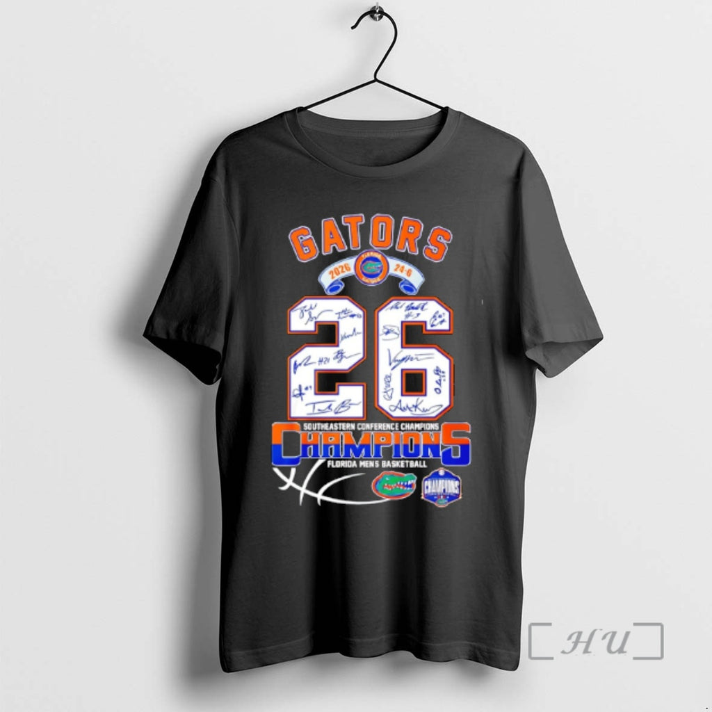 Officials Florida Gators Mens Basketball 26 Sec Champions Signatures