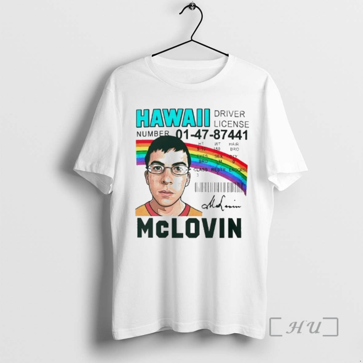Officials Fogell Hawaii Driver License Mclovin T-Shirts, Hoodie, Sweatshirt | HypeDripTees.com
