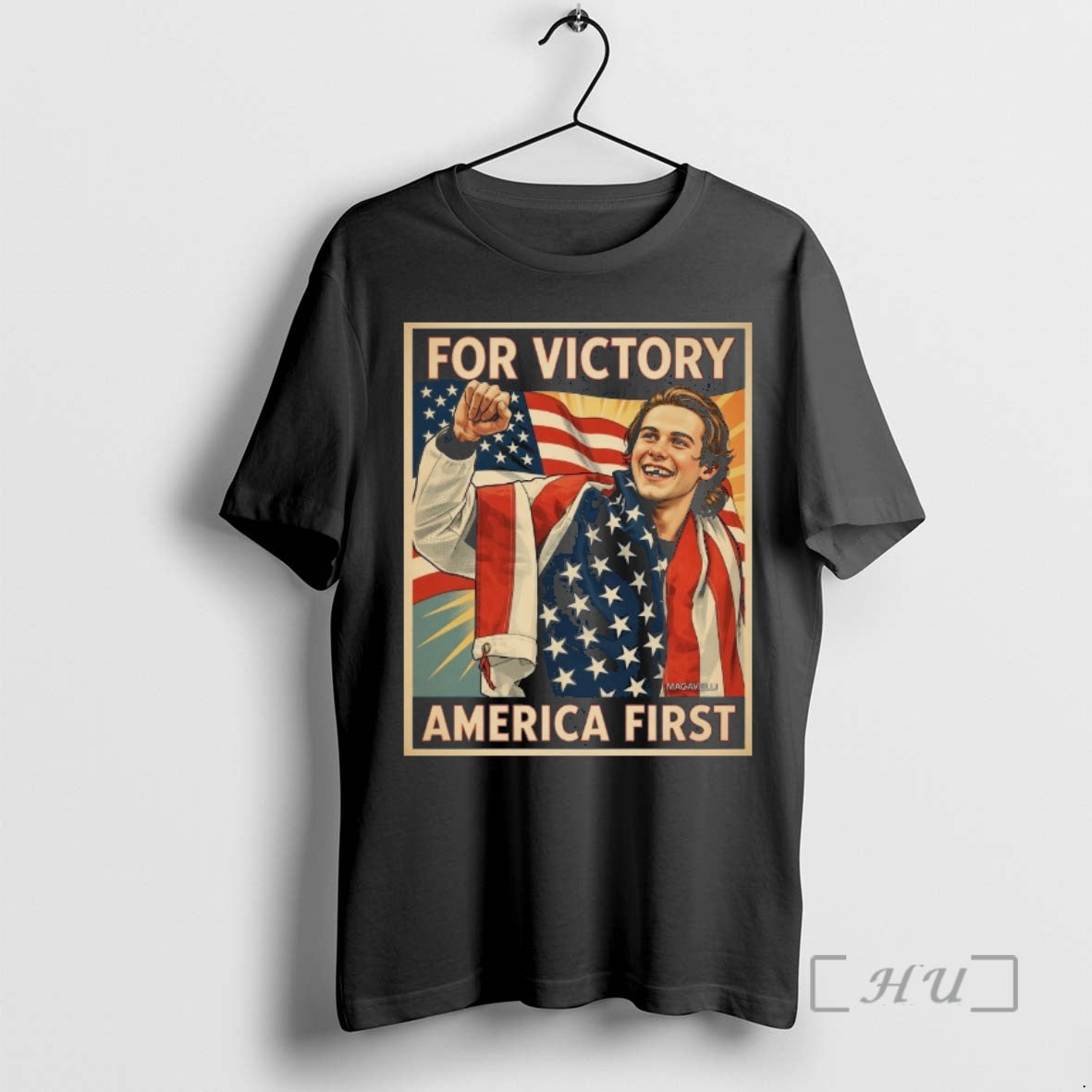Officials For Victory America First Jack Hughes Usa Hockey Retro T-Shirts, Hoodie, Sweatshirt | HypeDripTees.com