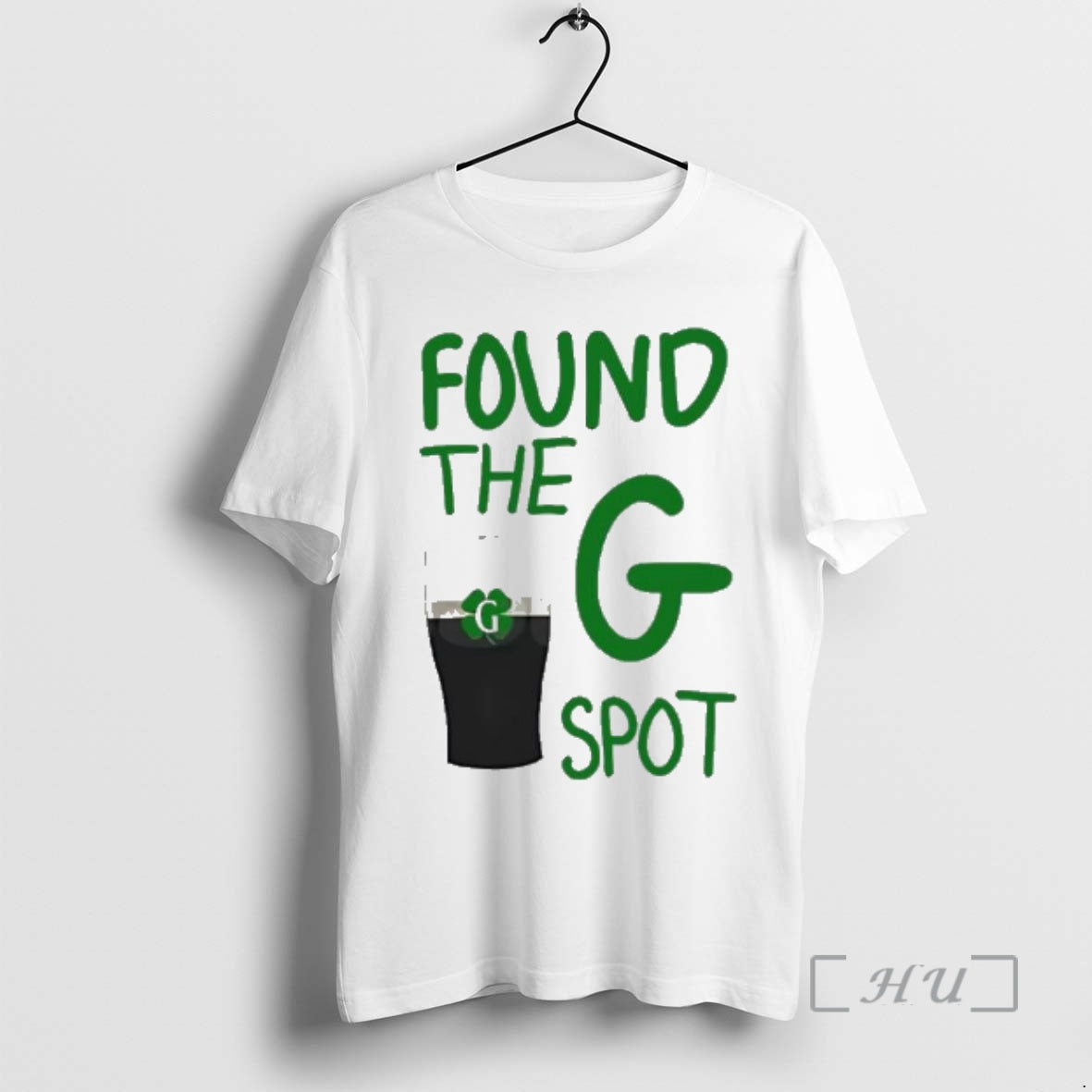 Officials Found The G Spot Guinness Beer Glass Four Leaf Clover Premium T Shirts Sweater Hoodie, Sweatshirt