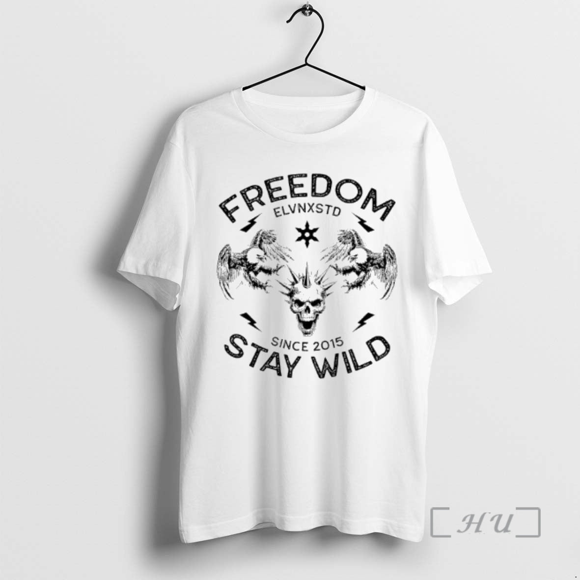 Officials Freedom Stay Wild Elvnxstd Since 2015 T-Shirts, Hoodie, Sweatshirt | HypeDripTees.com