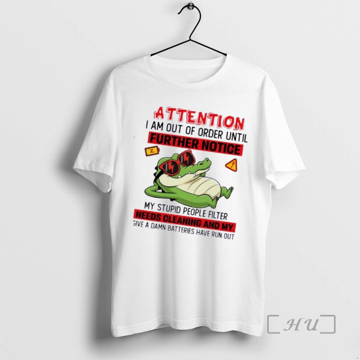 Officials Gator Attention I Am Out Of Order Until Further Notice My Stupid People Filter T-Shirts, Hoodie, Sweatshirt
