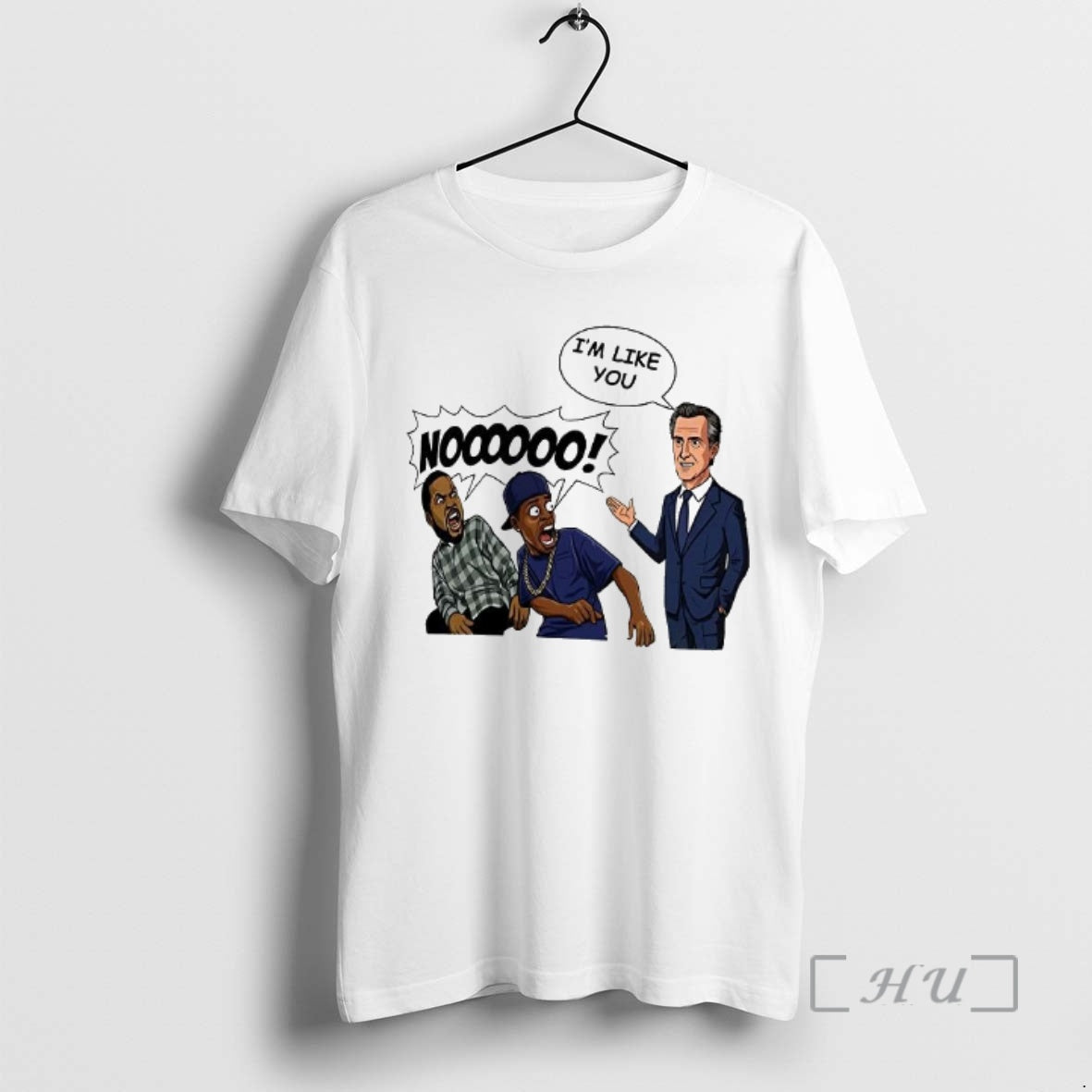 Officials Gavin Newsom Im Like You Nooo Meme T-Shirts, Hoodie, Sweatshirt | HypeDripTees.com
