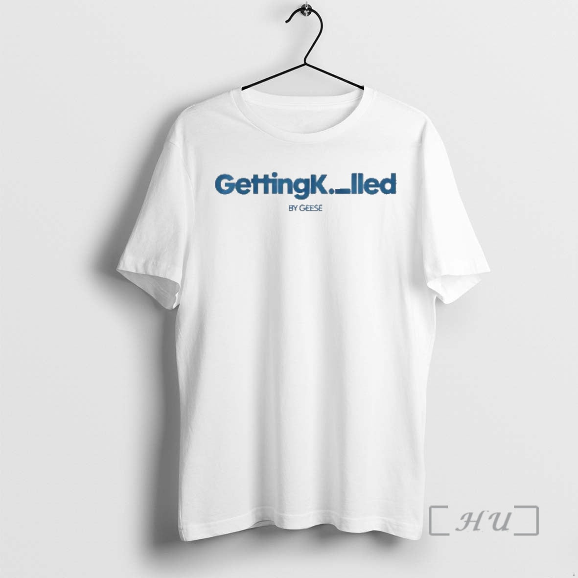 Officials Getting Killed By Geese Blue Text Logo Graphic T-Shirts, Hoodie, Sweatshirt | HypeDripTees.com