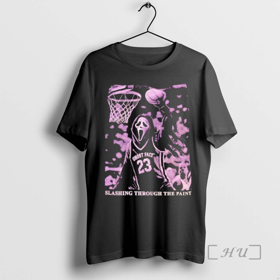 Officials Ghostface Slashing Through The Paint T-Shirts, Hoodie, Sweatshirt | HypeDripTees.com