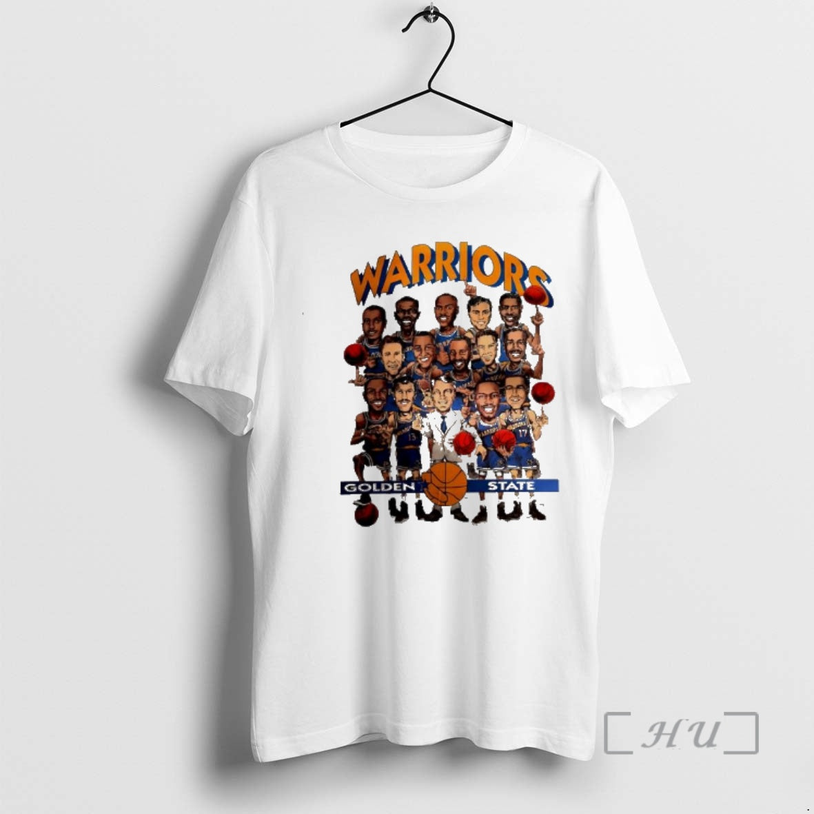 Officials Golden State Warriors Basketball Team Caricature Graphic T-Shirts, Hoodie, Sweatshirt | HypeDripTees.com