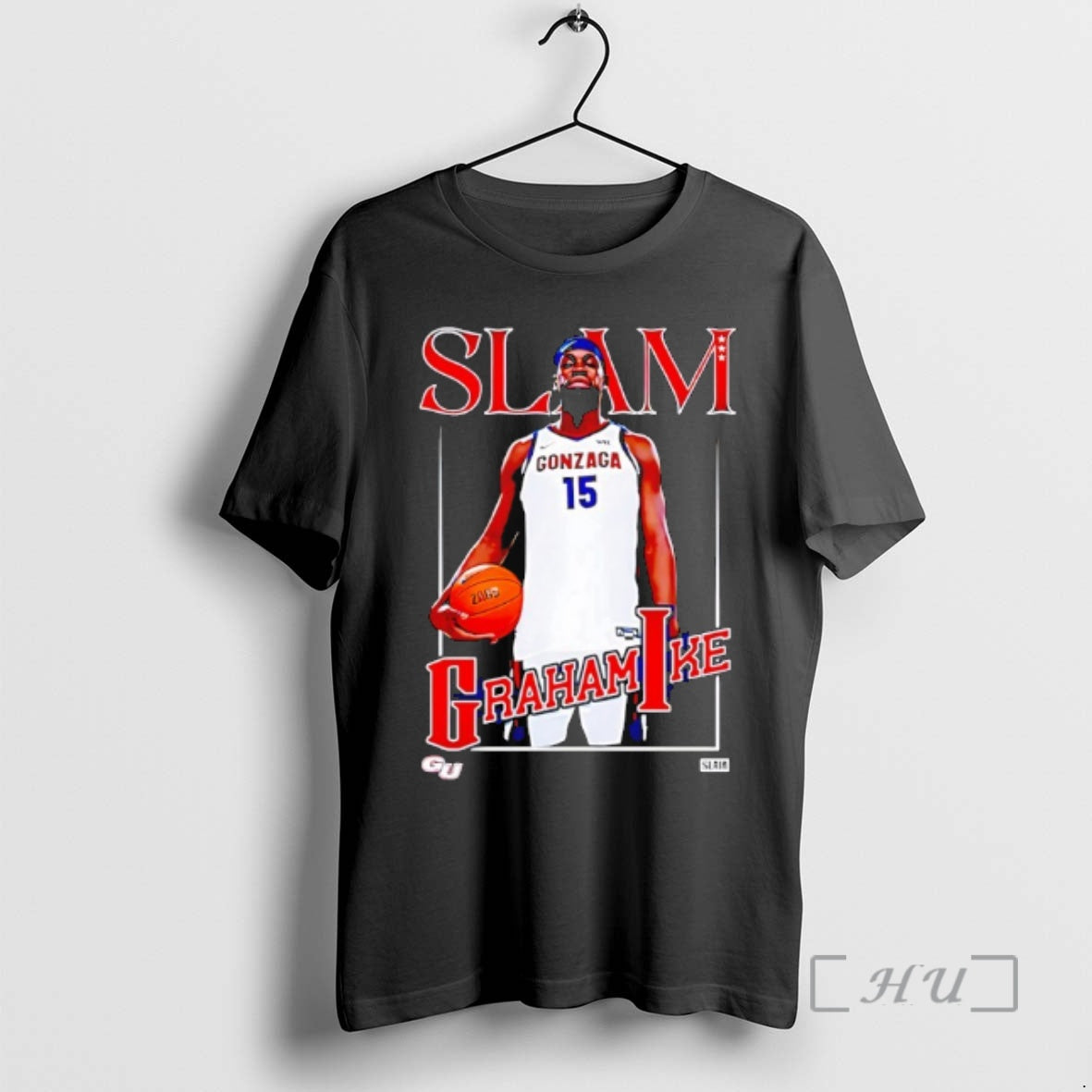 Officials Graham Ike Gonzaga Bulldogs Slam Graphic T-Shirts, Hoodie, Sweatshirt | HypeDripTees.com