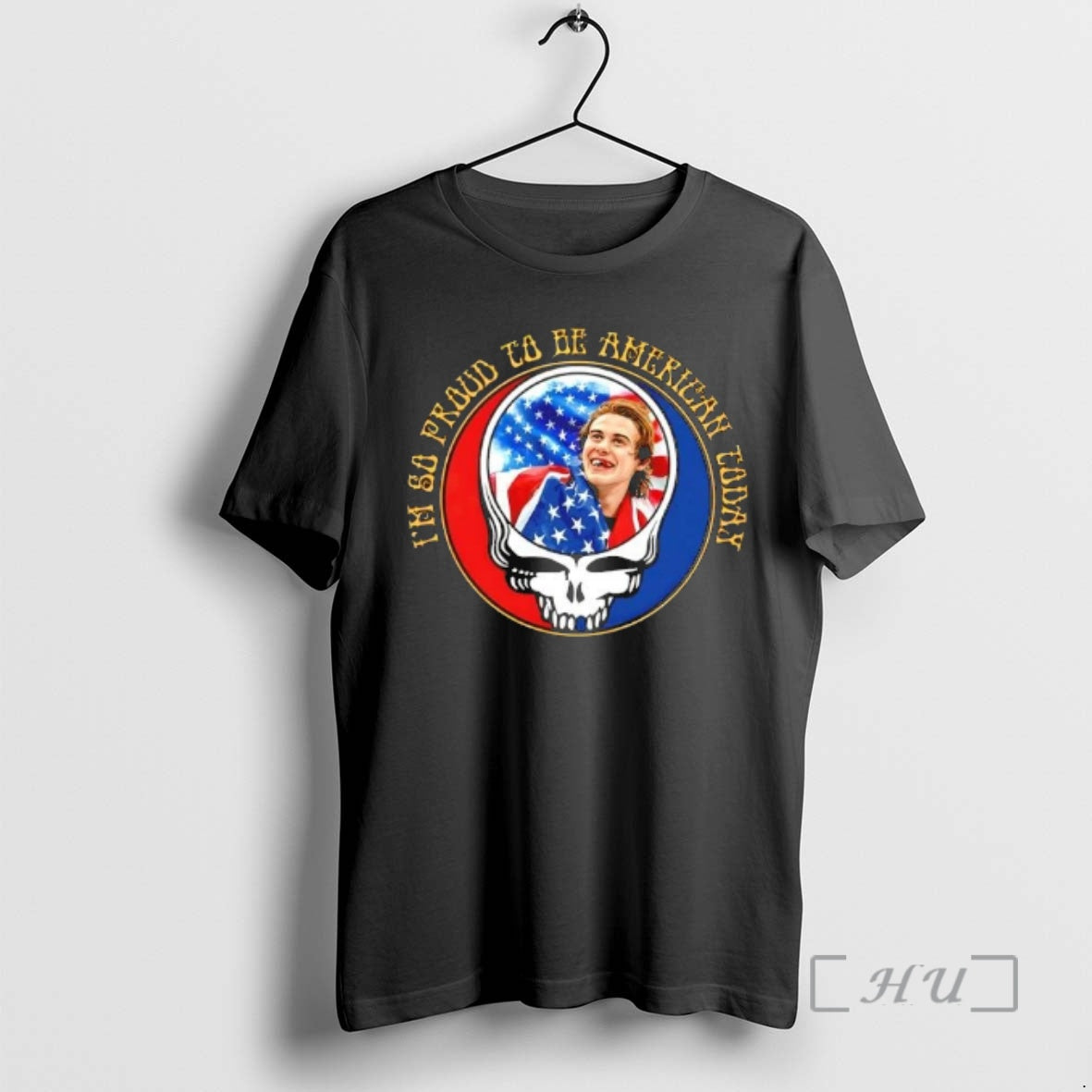 Officials Grateful Dead Stealie Jack Hughes Hockey American Hero T-Shirts, Hoodie, Sweatshirt | HypeDripTees.com