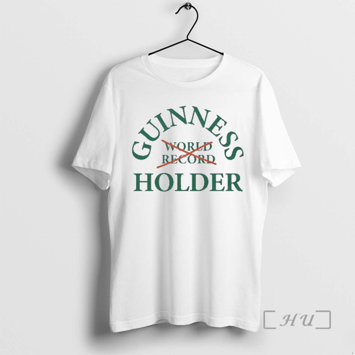 Officials Guinness World Record Holder Green Typography Crossed T-Shirts, Hoodie, Sweatshirt | HypeDripTees.com