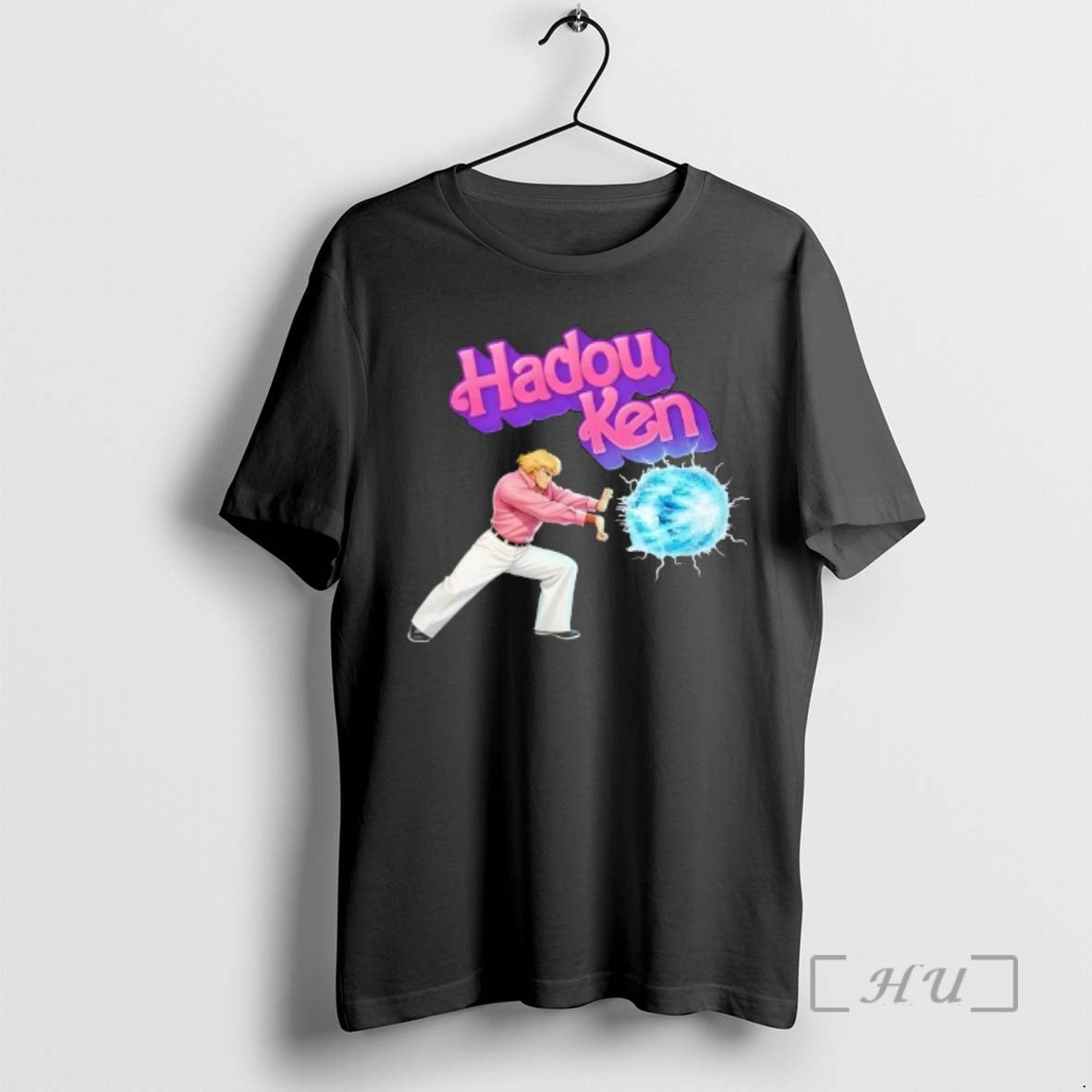 Officials Hadouken Ken Funny Mashup Retro Gaming T-Shirts, Hoodie, Sweatshirt | HypeDripTees.com