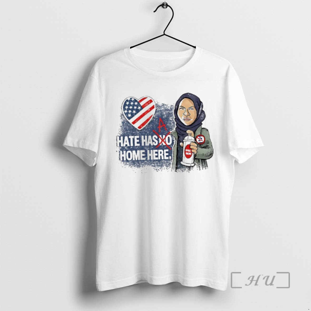 Officials Hate Has A Home Here Ilhan Omar Meme T-Shirts, Hoodie, Sweatshirt | HypeDripTees.com
