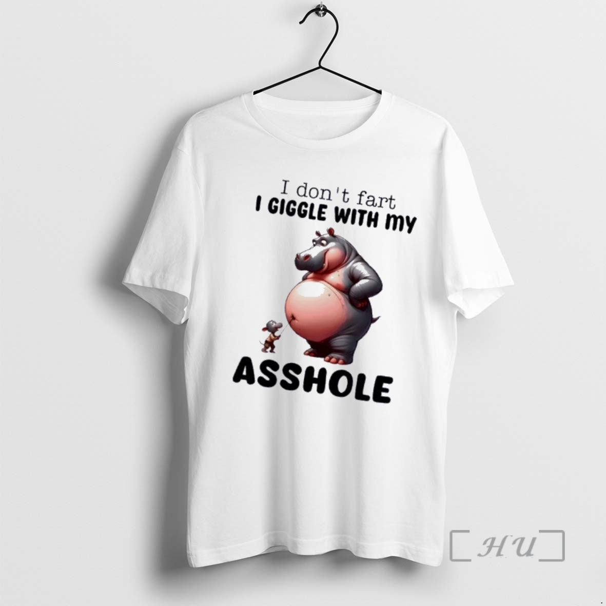 Officials Hippo I Dont Fart I Giggle With My Asshole T-Shirts, Hoodie, Sweatshirt | HypeDripTees.com