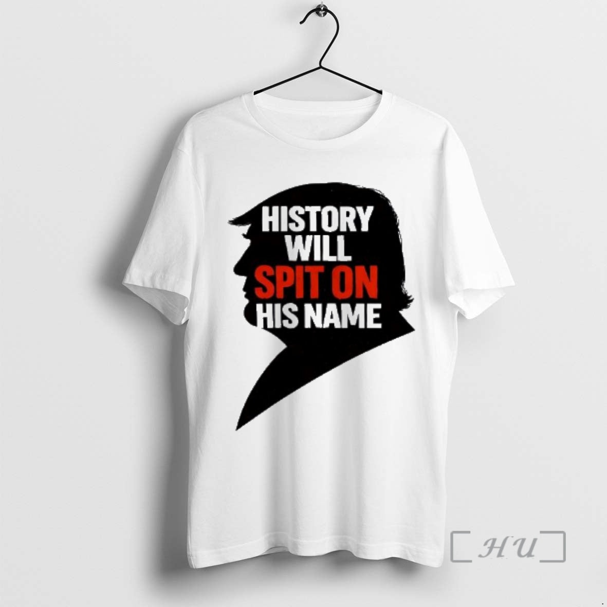Officials History Will Spit On His Name Profile Silhouette T-Shirts, Hoodie, Sweatshirt | HypeDripTees.com