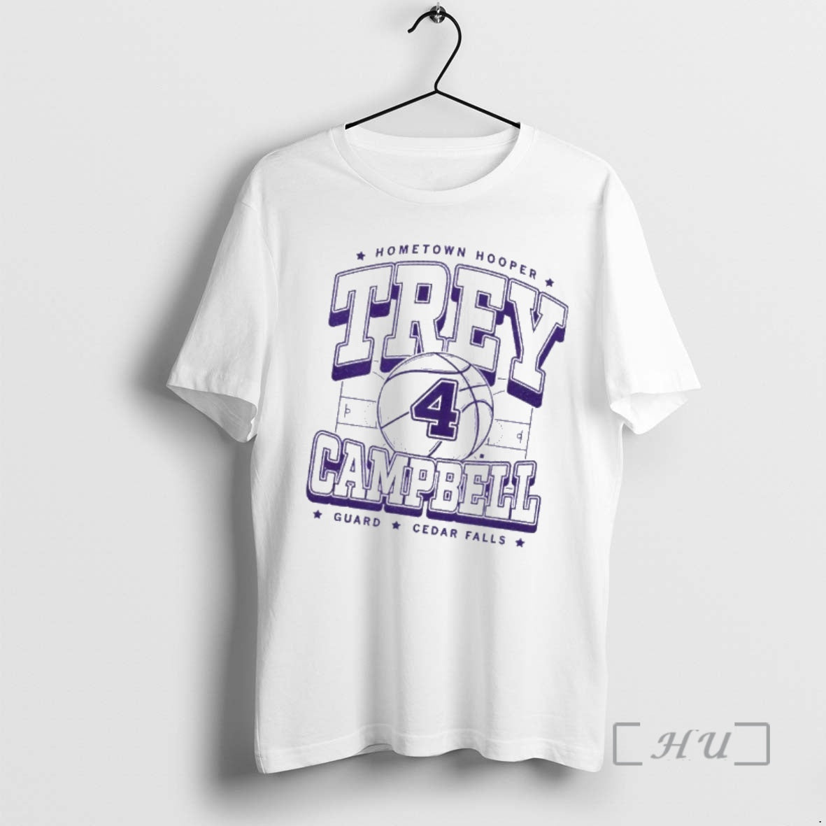 Officials Hometown Hooper Trey Campbell Max Collegiate Guard Cedar Falls T-Shirts, Hoodie, Sweatshirt | HypeDripTees.com