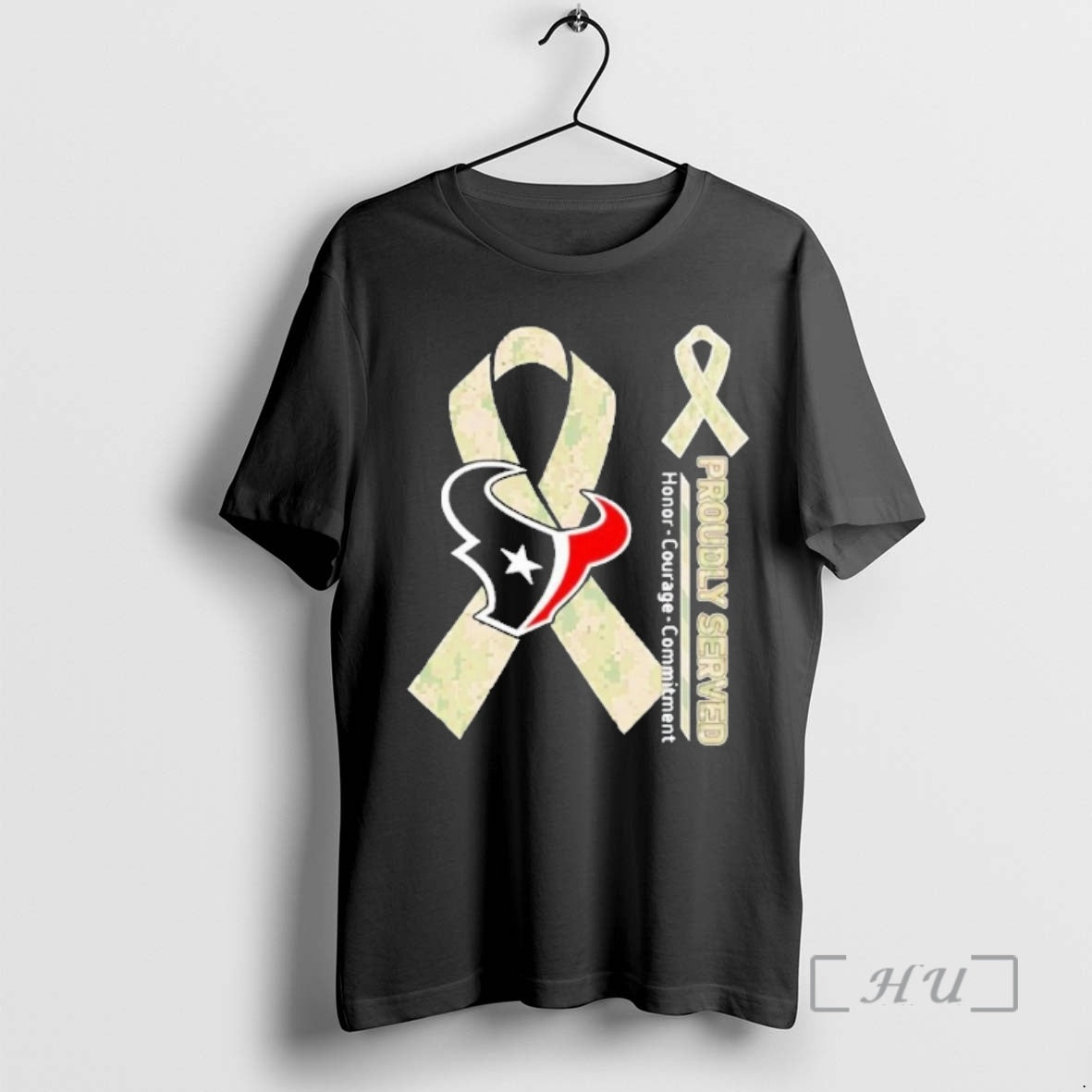 Officials Houston Texans Proudly Served Honor Courage Commitment T-Shirts, Hoodie, Sweatshirt | HypeDripTees.com