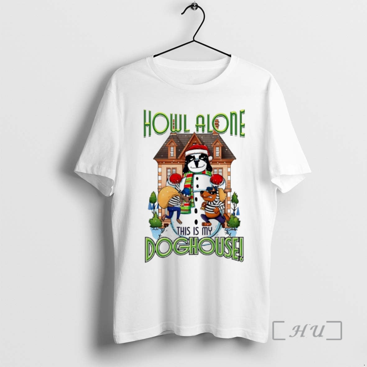 Officials Howl Alone This Is My Doghouse T-Shirts, Hoodie, Sweatshirt | HypeDripTees.com