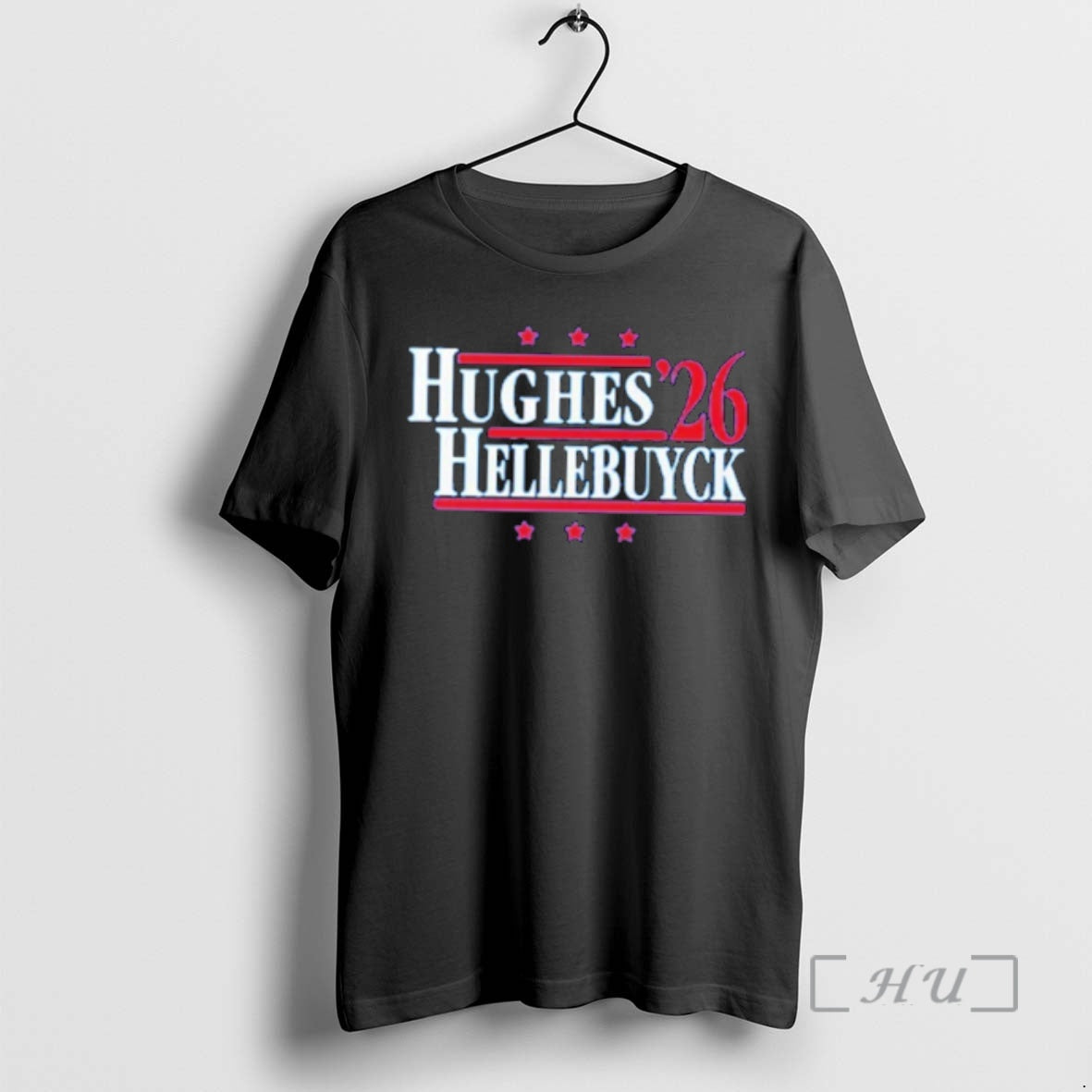 Officials Hughes Hellebuyck 26 Team Usa Campaign T-Shirts, Hoodie, Sweatshirt | HypeDripTees.com