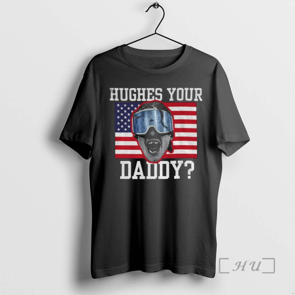 Officials Hughes Your Daddy Jack Hughes Usa Hockey Golden Goal 2026 Hockey American Flag Premium T-Shirts, Hoodie, Sweatshirt