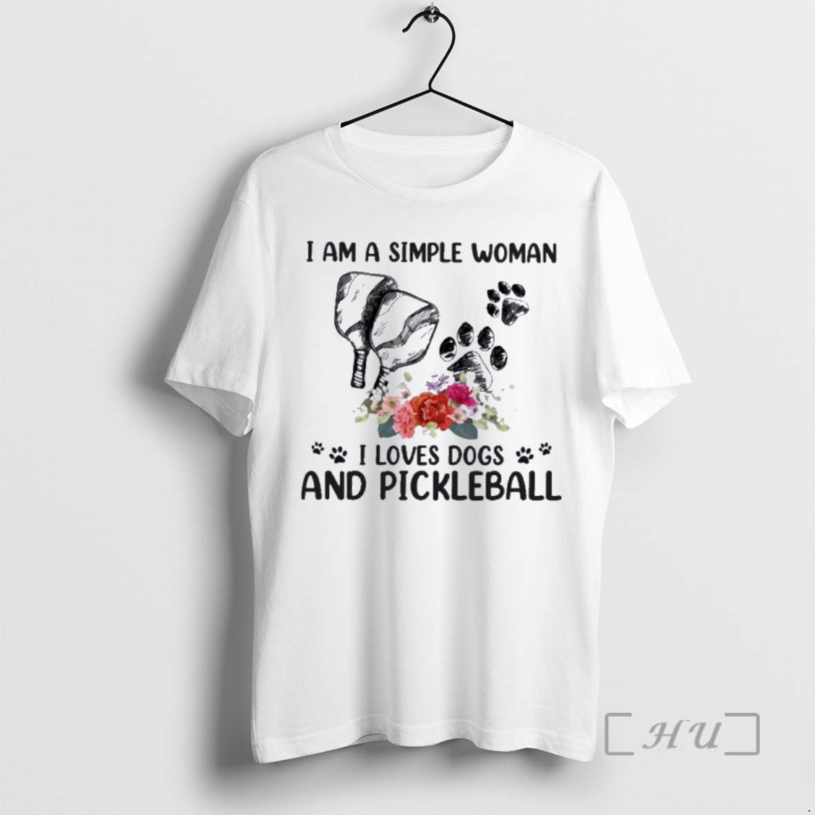 Officials I Am A Simple Woman I Love Dogs And Pickleball Premium T Shirts Sweater Hoodie, Sweatshirt | HypeDripTees.com
