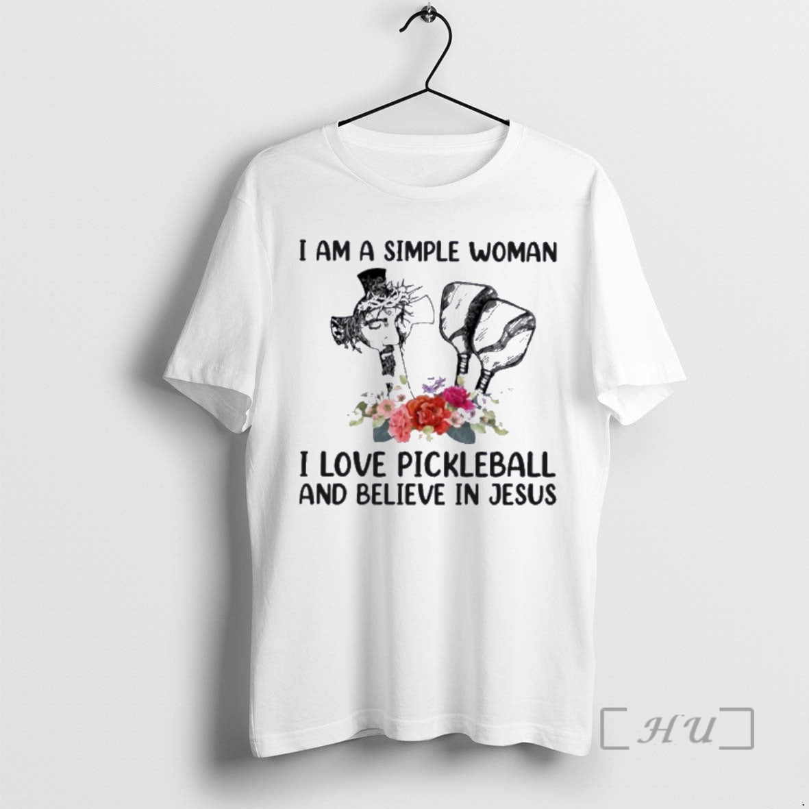 Officials I Am A Simple Woman I Love Pickleball And Believe In Jesus Premium T-Shirts, Hoodie, Sweatshirt | HypeDripTees.com