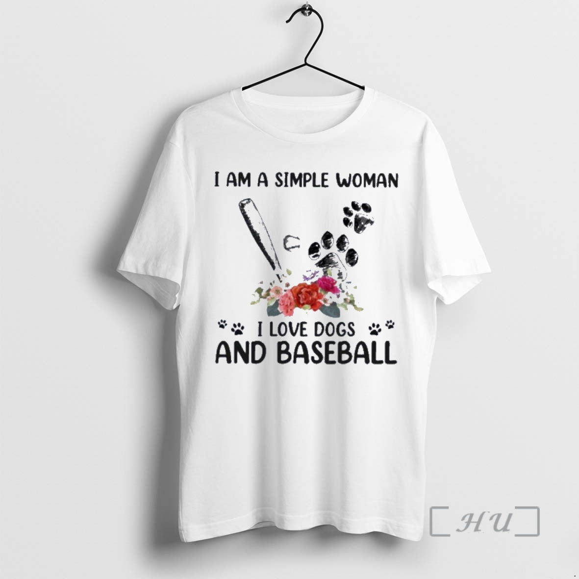 Officials I Am A Simple Woman I Loves Dogs And Baseball Premium T Shirts Sweater Hoodie, Sweatshirt | HypeDripTees.com