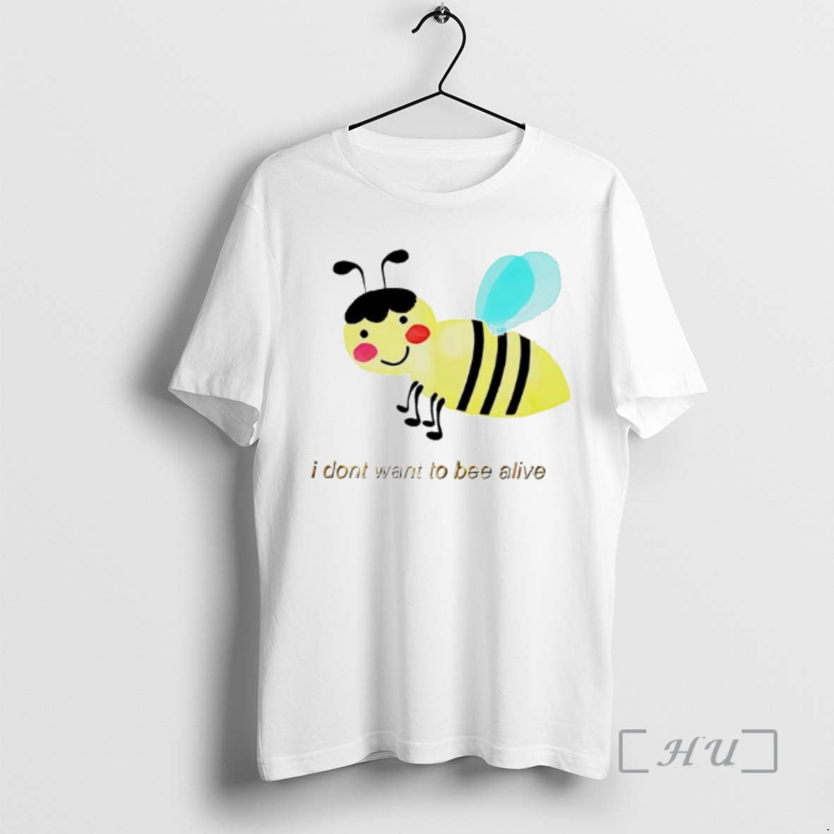 Officials I Dont Want To Bee Alive Funny Yellow Cartoon Bee With Stripes And Wings T-Shirts, Hoodie, Sweatshirt