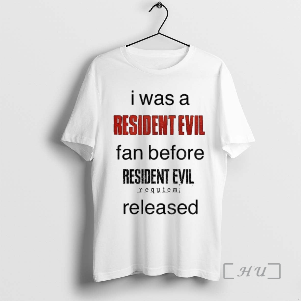Officials I Was A Resident Evil Fan Before Resident Evil Requiem Released Premium T Shirts Hoodie, Sweatshirt