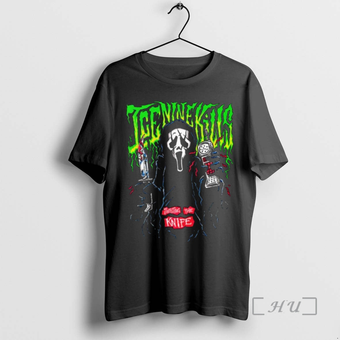 Officials Ice Nine Kills X Scream 7 Nightmare On The Knife Part One Father Death T-Shirts, Hoodie, Sweatshirt
