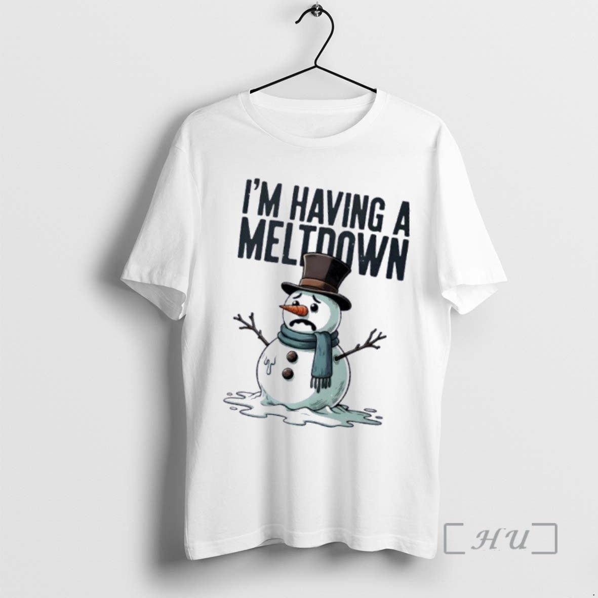 Officials Im Having A Meltdown Snowman Graphic T-Shirts, Hoodie, Sweatshirt | HypeDripTees.com