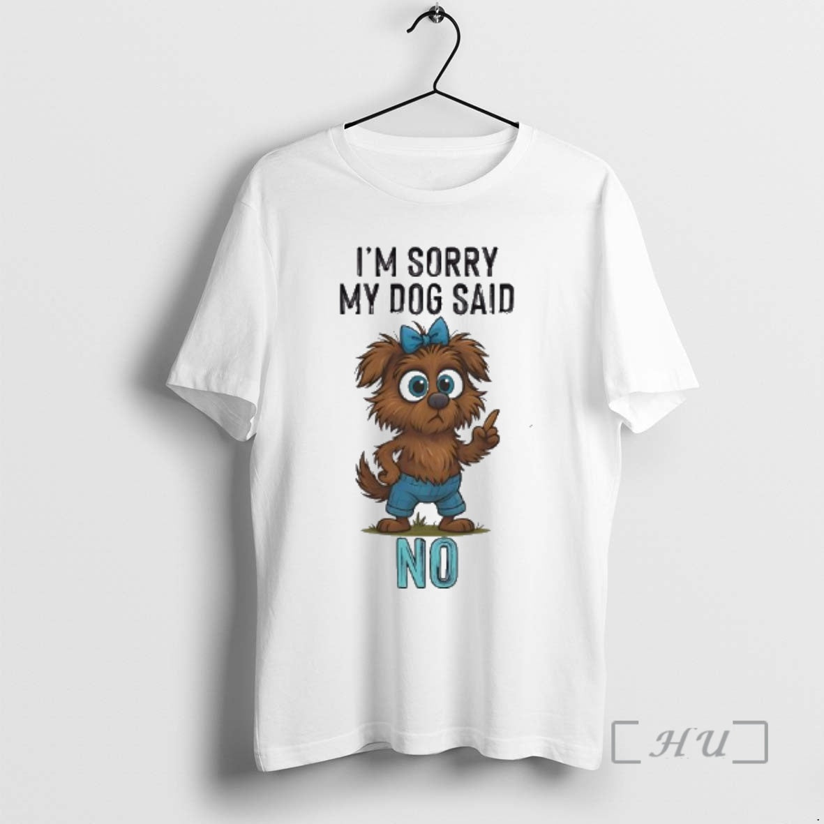 Officials Im Sorry My Dog Said No Cartoon Graphic T-Shirts, Hoodie, Sweatshirt | HypeDripTees.com