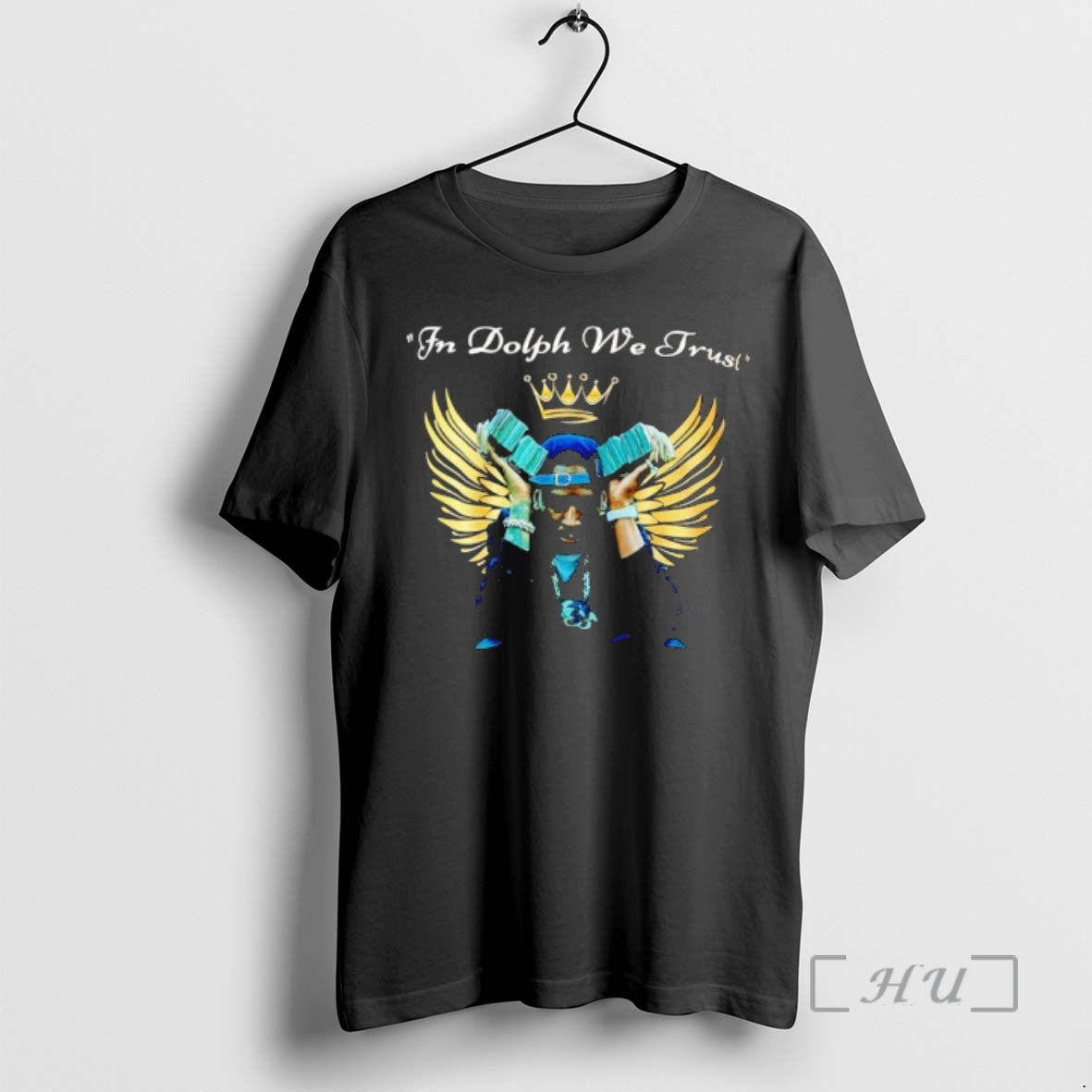 Officials In Dolph We Trust Young Dolph Wings Crown T-Shirts, Hoodie, Sweatshirt | HypeDripTees.com
