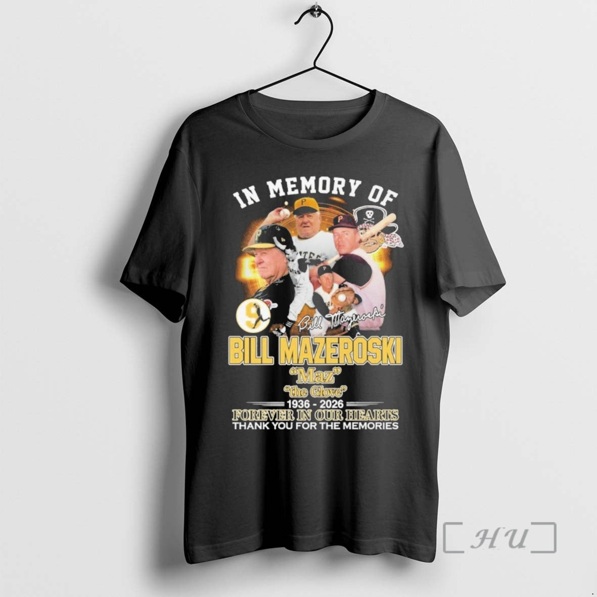 Officials In Memory Of Bill Mazeroski Signature 1936 2026 Thank You For The Memories T-Shirts, Hoodie, Sweatshirt