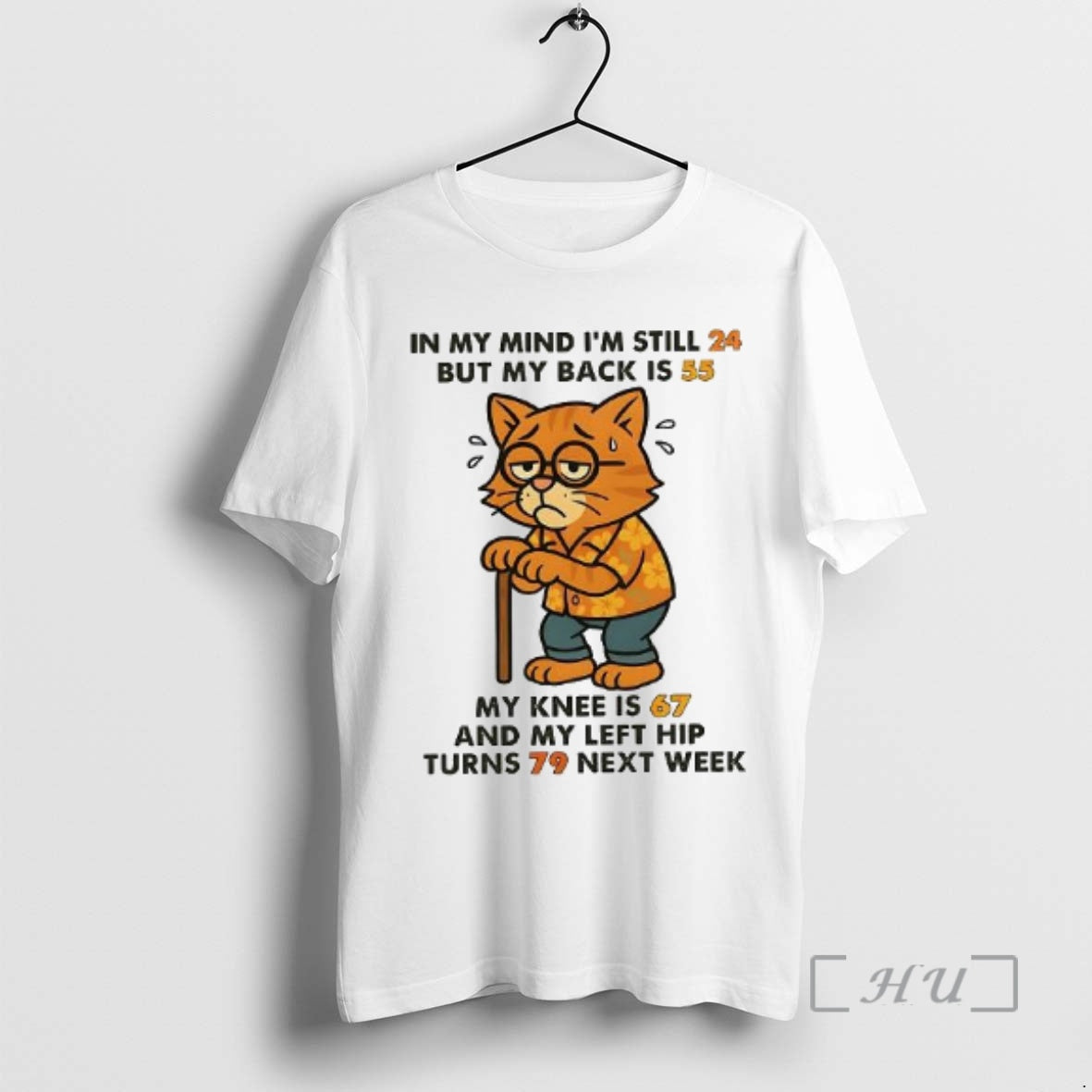 Officials In My Mind Im Still 24 But My Back Is 55 My Knee Is T-Shirts, Hoodie, Sweatshirt | HypeDripTees.com
