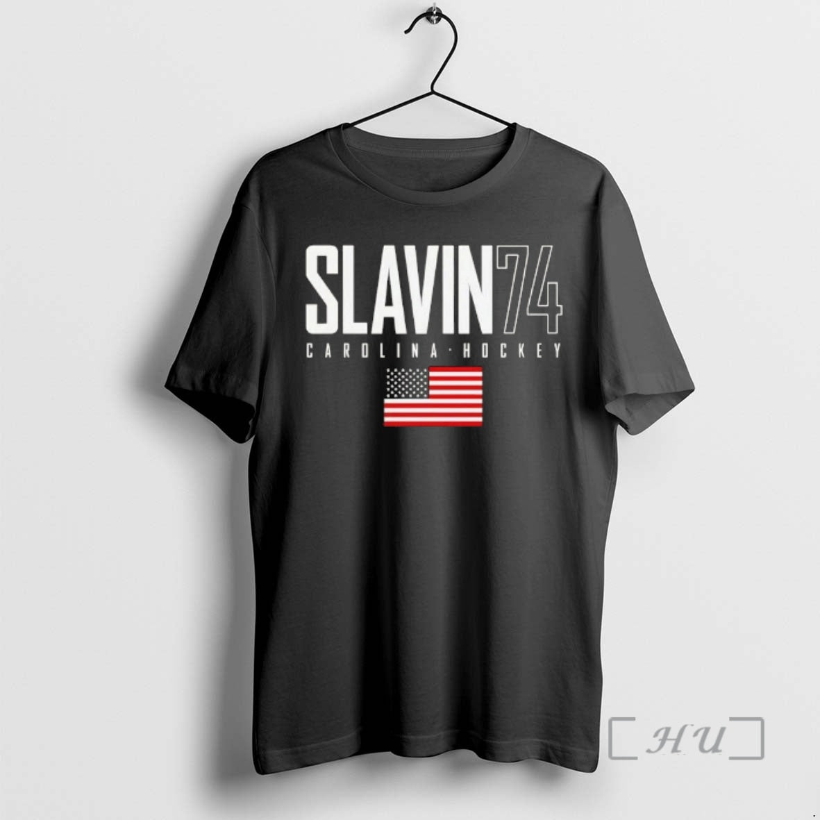 Officials Jaccob Slavin 74 Carolina Hurricanes Usa Flag Elite T-Shirts, Hoodie, Sweatshirt | HypeDripTees.com