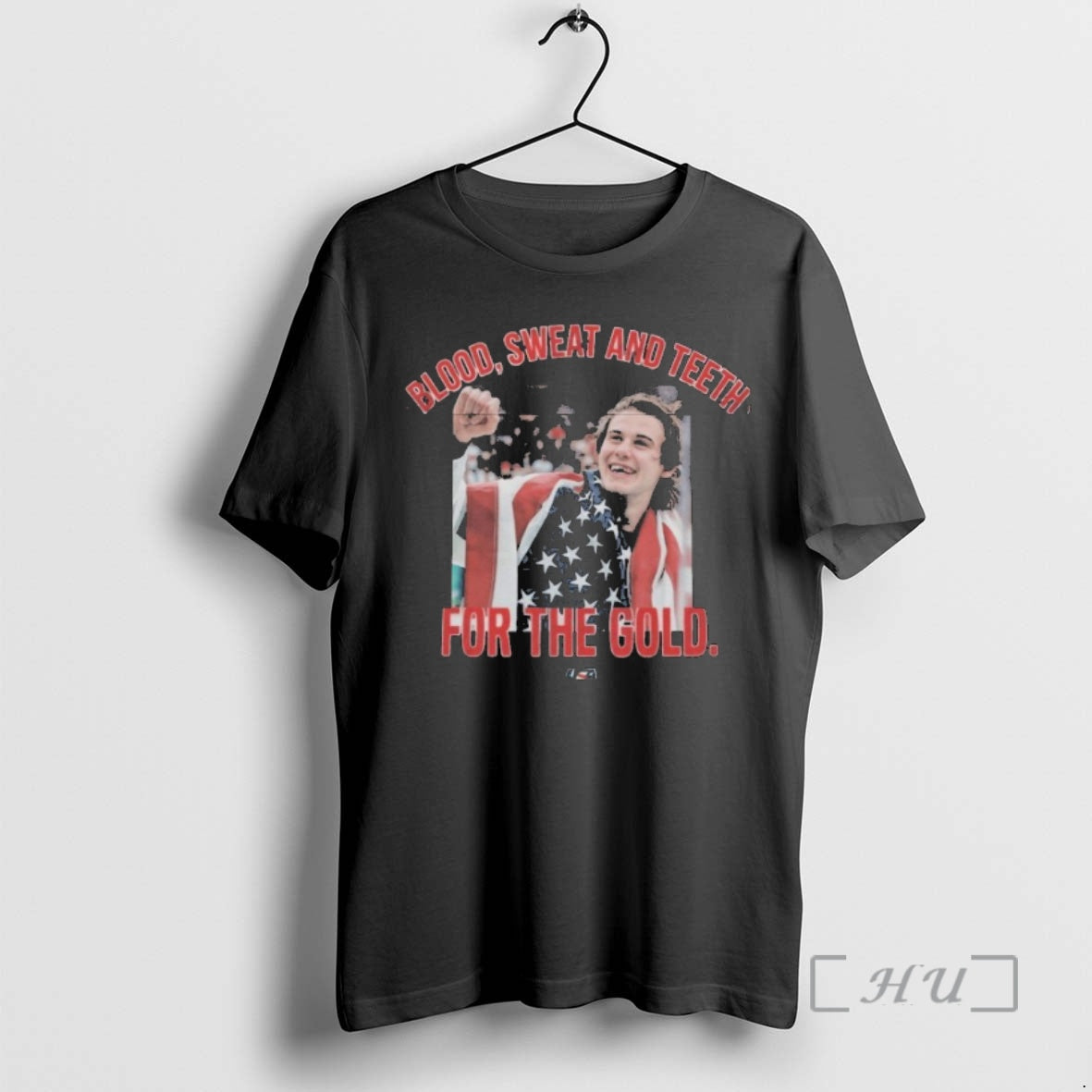 Officials Jack Hughes Blood Sweat And Teeth For The Gold Usa Hockey Olympic Champion 2026 T-Shirts, Hoodie, Sweatshirt
