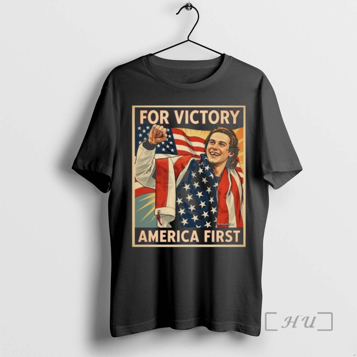 Officials Jack Hughes For Victory America First 1 T-Shirts, Hoodie, Sweatshirt | HypeDripTees.com