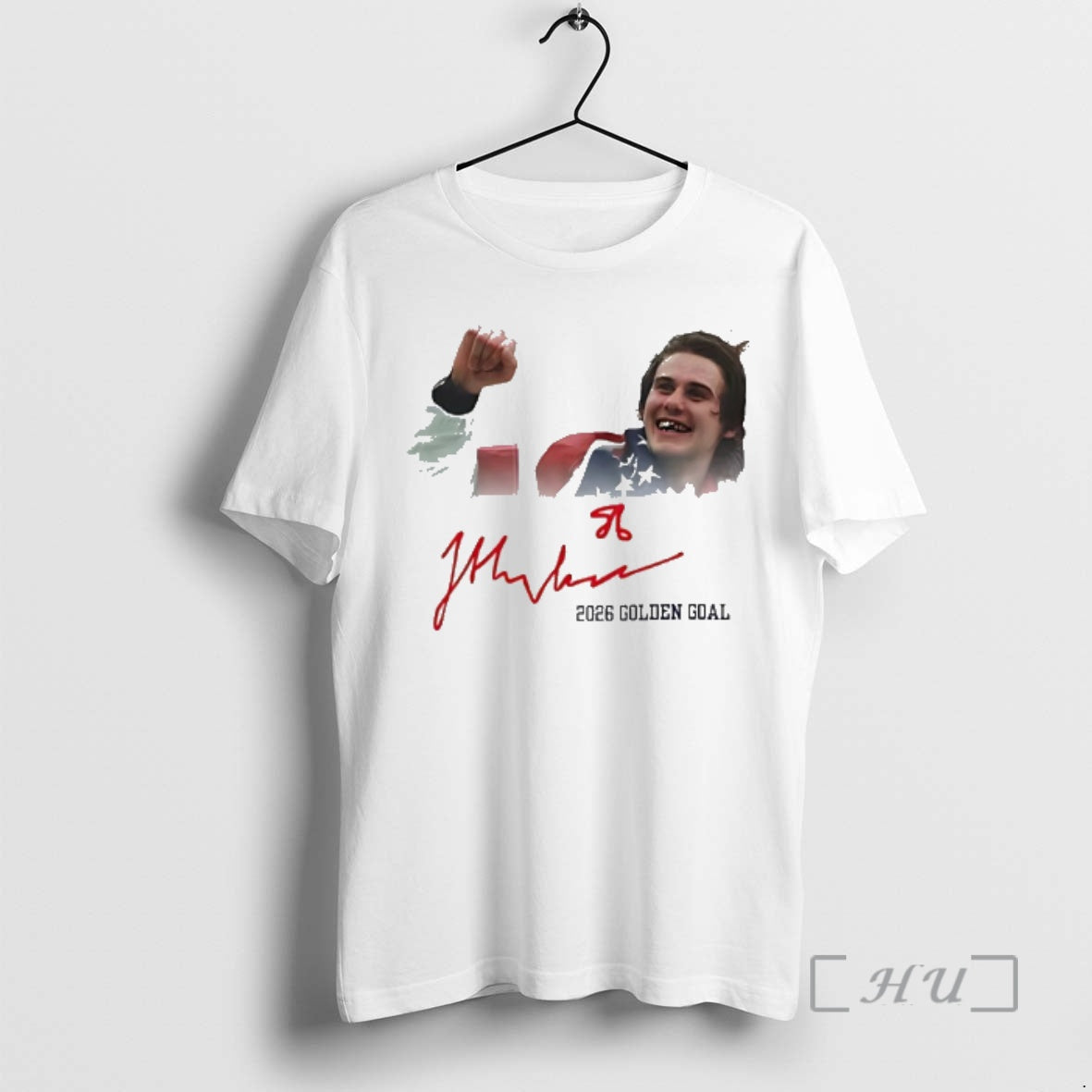 Officials Jack Hughes Golden Goal 2026 Usa Hockey Signature T-Shirts, Hoodie, Sweatshirt | HypeDripTees.com