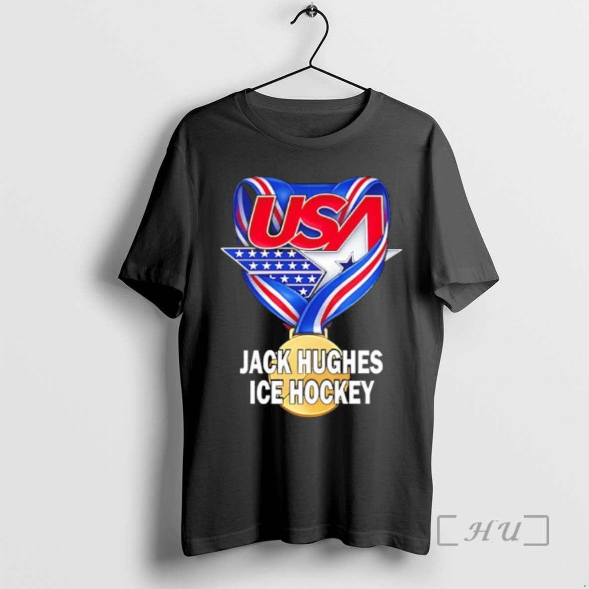 Officials Jack Hughes Ice Hockey Gold Medal Winner Usa Milano Cortina 2026 Premium T Shirts Hoodie, Sweatshirt