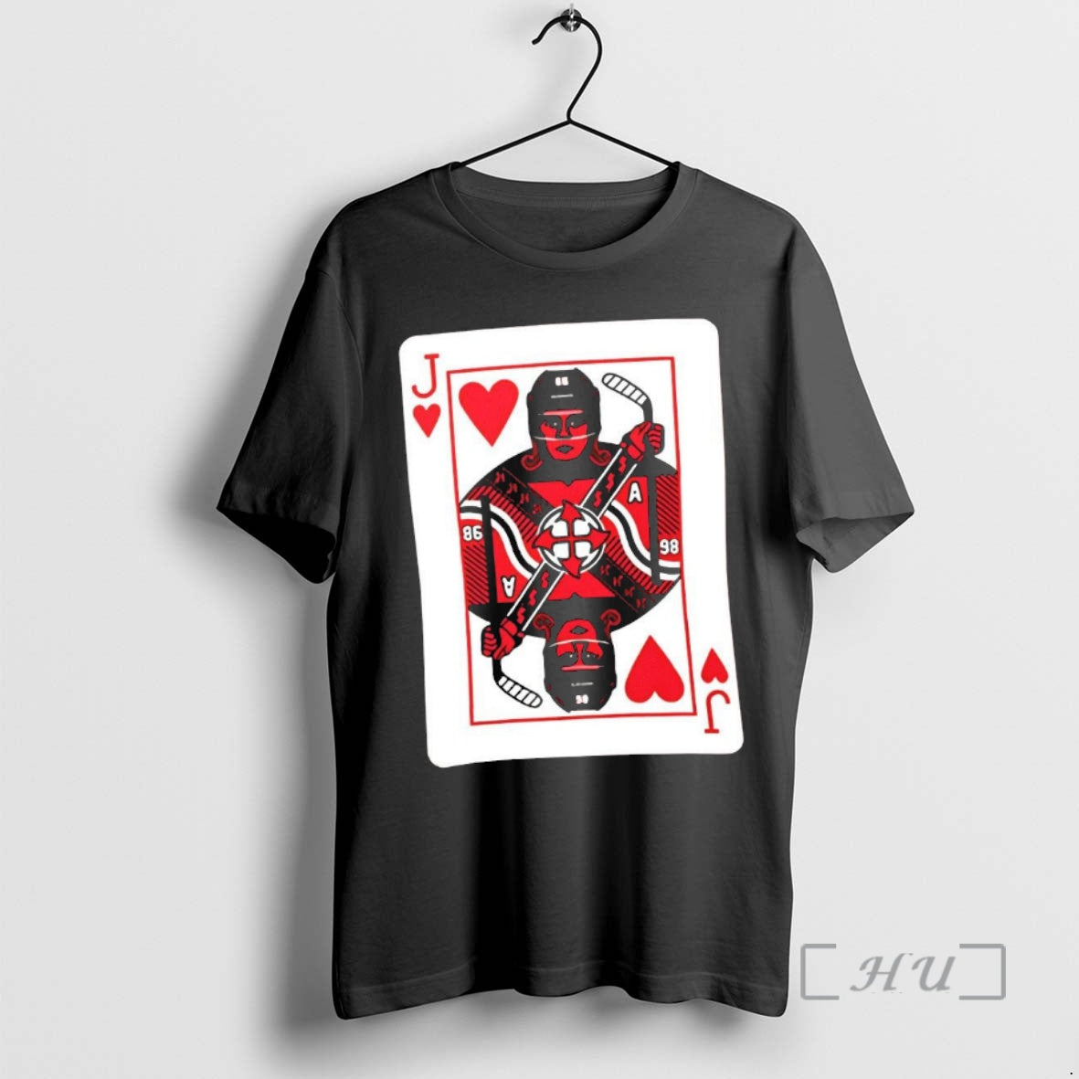 Officials Jack Hughes Jack Of Hearts Card T-Shirts, Hoodie, Sweatshirt | HypeDripTees.com
