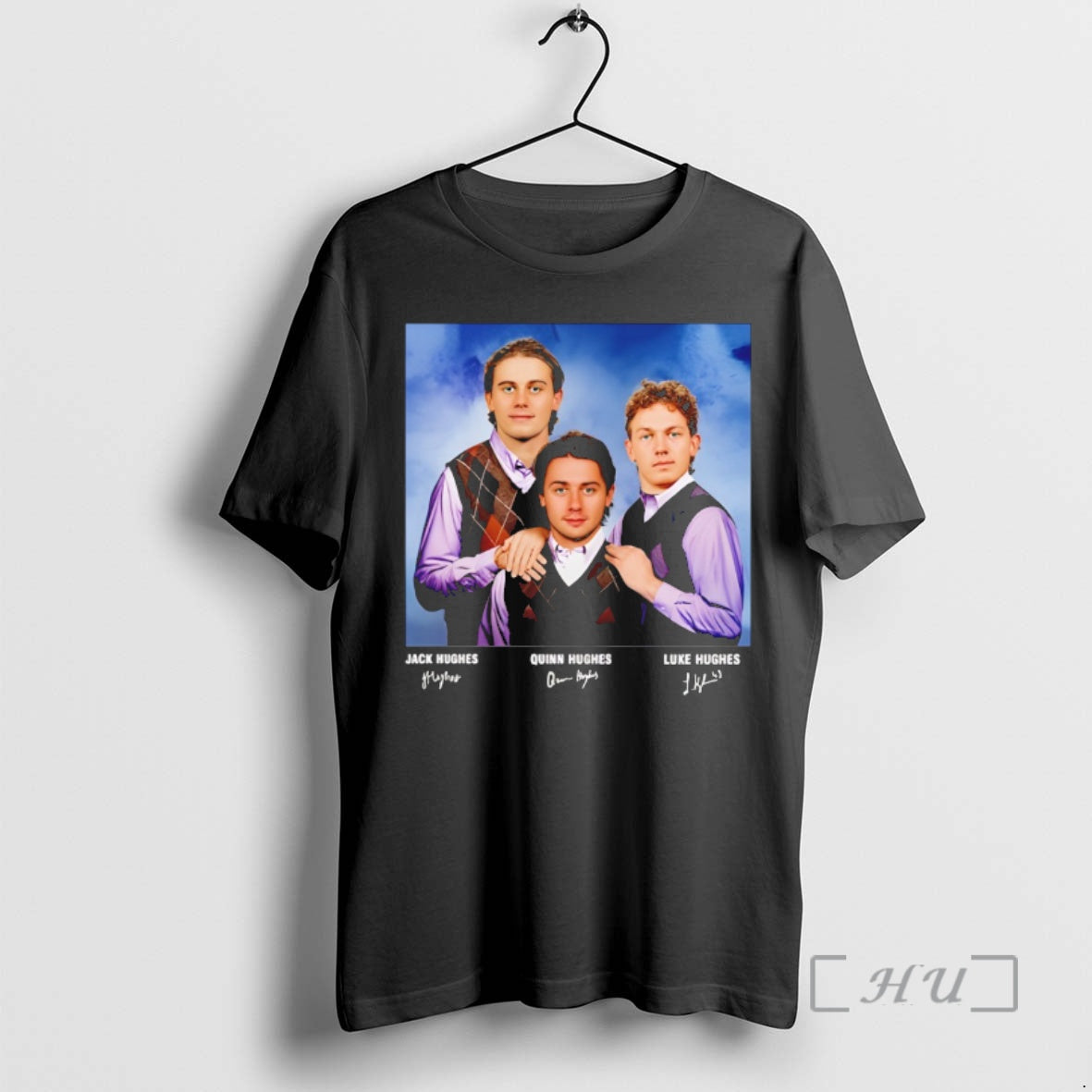 Officials Jack Hughes Luke Hughes Quinn Hughes Usa Ice Hockey Step Brothers Signature Premium T-Shirts, Hoodie, Sweatshirt